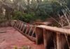 ಮೂಲ್ಕಿ: ಶಿಬರೂರು ಮತ್ತು ಕಟೀಲು ನಡುವಿನ ಸಂಪರ್ಕ ಸೇತು ಮೂಡುಮಠ ಬಳಿಯ ಅಣೆಕಟ್ಟೆ ಕುಸಿತ…!!