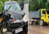 ಪುತ್ತೂರು: ಕಾರು ಹಾಗೂ ಲಾರಿ ನಡುವೆ ಅಪಘಾತ!