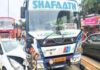 ಉಡುಪಿ: ಹೆದ್ದಾರಿಯಲ್ಲಿ ಏಕಾಏಕಿ ಬಸ್ ನಿಲುಗಡೆ: ಬಸ್ ಹಿಂಬದಿಗೆ ಕಾರು ಢಿಕ್ಕಿ ಹೊಡೆದು ಮಹಿಳೆ ಗಂಭೀರ