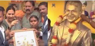 ಸ್ವಂತ ಜಮೀನಿನಲ್ಲಿ ಸ್ಟಾರ್ ನಟ ಪುನೀತ್ರಾಜ್ ಕುಮಾರ್ ಹೆಸರಿನಲ್ಲಿ ದೇವಸ್ಥಾನ ಕಟ್ಟಿಸಿದ ಅಭಿಮಾನಿ