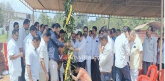ಅಶೋಕ 2024 ಜನಮನ ಕಾರ್ಯಕ್ರಮಕ್ಕೆ ಚಪ್ಪರ ಮುಹೂರ್ತ