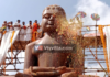 ಹಳೇಬೀಡು: ಜೈನರಗುತ್ತಿ ತೀರ್ಥಂಕರ ಮೂರ್ತಿಗಳಿಗೆ ಮಸ್ತಕಾಭಿಷೇಕ
