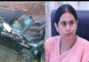 ಸಚಿವೆ ಲಕ್ಷ್ಮೀ ಹೆಬ್ಬಾಳ್ಕರ್ ಮತ್ತು ಸಹೋದರ ತೆರಳುತ್ತಿದ್ದ ಕಾರು ಅಪಘಾತ