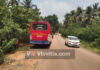 ಕಡಂಬು: ಖಾಸಗಿ ಬಸ್ಸಿನ ಹಿಂಬದಿಗೆ ಪಿಕಪ್ ಡಿಕ್ಕಿ
