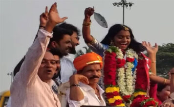 ಉಡುಪಿ: ಬಿಗ್ ಬಾಸ್ ರನ್ನರ್-ಅಪ್ ರಕ್ಷಿತಾ ಶೆಟ್ಟಿಗೆ ಹುಟ್ಟೂರಿನಲ್ಲಿ ಅದ್ಧೂರಿ ಸ್ವಾಗತ…!