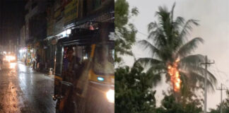 ರಾಯಚೂರಿನಲ್ಲಿ ಸಿಡಿಲು ಬಡಿದು ರೈತ ಮಹಿಳೆ ಸಾವು – ತೆಂಗಿನ ಮರ ಸುಟ್ಟು ಭಸ್ಮ