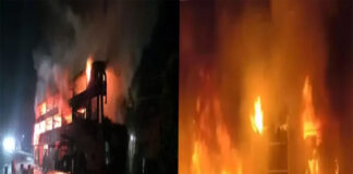 ಹಾಸನ :ಖಾಸಗಿ ಬಸ್ ಬೆಂಕಿಗಾಹುತಿ; ಪ್ರಯಾಣಿಕರು ಪಾರು