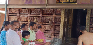 ವಿಟ್ಲ: ಕುಂಡಡ್ಕ ಶ್ರೀ ವಿಷ್ಣು ಮೂರ್ತಿ ದೇವಸ್ಥಾನದಲ್ಲಿ ಅಶೋಕ್ ಕುಮಾರ್ ರೈ ಯವರಿಗೆ ಮಂತ್ರಿಗಿರಿಗಾಗಿ ವಿಶೇಷ ಪೂಜೆ