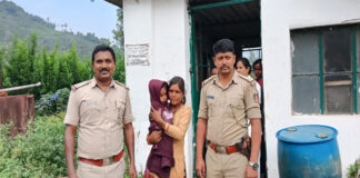 ನಾಪತ್ತೆಯಾಗಿದ್ದ ಮಗು 12 ಗಂಟೆ ಬಳಿಕ ಹಳ್ಳದಲ್ಲಿ ಪತ್ತೆ !