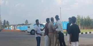 ಚಿಕ್ಕಬಳ್ಳಾಪುರ: ಕಾಲೇಜು ವಿದ್ಯಾರ್ಥಿಗಳಿಂದ ಪೊಲೀಸರ ಮೇಲೆ ಹಲ್ಲೆ