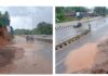 ರಾಷ್ಟ್ರೀಯ ಹೆದ್ದಾರಿ ಚತುಷ್ಪಥ ರಸ್ತೆಯಲ್ಲಿಯೇ ತುಂಬಿದೆ ನೀರು- ಅವೈಜ್ಞಾನಿಕ ಕಾಮಗಾರಿಗೆ ನಿದರ್ಶನ