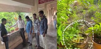 ಹೂವಿನ ಕುಂಡದಲ್ಲಿತ್ತು ಲಂಚದ ಕಂತೆ! – ಕಾಸರಗೋಡು ಆರ್ಟಿಒಗೆ ವಿಜಿಲೆನ್ಸ್ ಮಿಂಚಿನ ದಾಳಿ