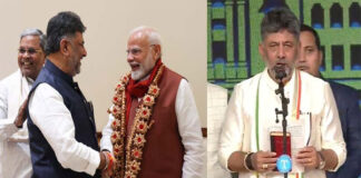 ನೂತನ ಸಿಎಂ ಡಿಕೆ ಶಿವಕುಮಾರ್ಗೆ ಪ್ರಧಾನಿ ಮೋದಿ ಶುಭಾಶಯ