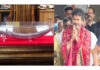 ಕೊಲ್ಲೂರು ಮೂಕಾಂಬಿಕೆಗೆ 1.6 ಕೆಜಿ ತೂಕದ ಬೆಳ್ಳಿ ಖಡ್ಗ ಅರ್ಪಿಸಿದ ಸಿಎಂ ವಿಜಯ್