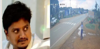 ಫುಟ್ಪಾತ್ನಲ್ಲಿ ನಿಂತಿದ್ದವರ ಮೇಲೆ ಹರಿದ ಕಾರು – ಯುವಕ ಸಾವು, ಮಹಿಳೆಯ ಕಾಲು ಮುರಿತ