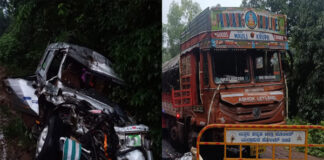 ಕಾರವಾರ: ಲಾರಿ, ಕ್ರೂಸರ್ ನಡುವೆ ಭೀಕರ ಅಪಘಾತ – 6 ಮಂದಿ ಸ್ಥಳದಲ್ಲೇ ದುರ್ಮರಣ