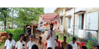 ಪುತ್ತೂರು: ಭರವಸೆ ಕೊಟ್ಟು ಕಾಮಗಾರಿ ಆರಂಭಿಸದ ಹಿನ್ನೆಲೆ- ನರಿಮೊಗರು ಪಂಚಾಯತ್ ಕಚೇರಿ ಮುಂಭಾಗ ಪುತ್ತಿಲ ಪರಿವಾರದಿಂದ ಮತ್ತೆ ಪ್ರತಿಭಟನೆ