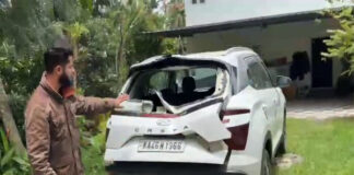 ಹಾಸನ: ಕಾರಿನ ಮೇಲೆ ಕಾಡಾನೆ ದಾಳಿ – ಚಾಲಕನ ಸಮಯಪ್ರಜ್ಞೆಯಿಂದ ಕುಟುಂಬ ಪಾರು