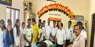 ಸಂಗಮ ಯುವಕ ಮಂಡಲ(ರಿ ) ಪಡಿಬಾಗಿಲು ಇದರ ಆಶ್ರಯದಲ್ಲಿ , ರೋಟರಿ ಕ್ಲಬ್ ಬ್ಲಡ್ ಬ್ಯಾಂಕ್ ಪುತ್ತೂರು ಇದರ ಸಹಭಾಗಿತ್ವದಲ್ಲಿ ರಕ್ತದಾನ ಶಿಬಿರ