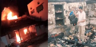 ರಾಮನಗರ: ಶಾರ್ಟ್ ಸರ್ಕ್ಯೂಟ್ ನಿಂದ ಹೊತ್ತಿ ಉರಿದ ಮನೆ – ಲಕ್ಷಾಂತರ ರೂ. ನಷ್ಟ