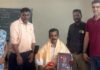 ಜಿಲ್ಲಾ ಮಟ್ಟದ ಉತ್ತಮ ಶಿಕ್ಷಕ ಪ್ರಶಸ್ತಿ ಪುರಸ್ಕೃತ ವಿದ್ಯಾಶಂಕರ್ ಡಿ. ಅವರಿಗೆ ಸನ್ಮಾನ