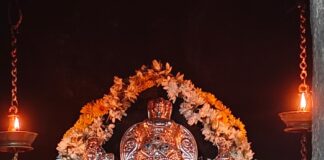 ಕಡಂಬು ವಿಷ್ಣುಮೂರ್ತಿ ದೇವಸ್ಥಾನದಲ್ಲಿ ಸಿಂಹ ಮಾಸದ ಕೊನೆಯ ವಿಶೇಷ ಪೂಜೆ – ಸೆ.17 ರಂದು ರಂಗಪೂಜೆ