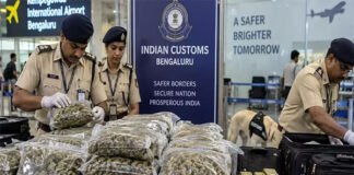 ಕೆಂಪೇಗೌಡ ವಿಮಾನ ನಿಲ್ದಾಣದಲ್ಲಿ 28 ಕೋಟಿ ರೂ. ಮೌಲ್ಯದ ಗಾಂಜಾ, 1.75 ಕೋಟಿ ರೂ. ಮೌಲ್ಯದ ಚಿನ್ನ ಜಪ್ತಿ