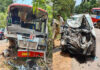 ಬೆಳ್ತಂಗಡಿ: ಕಾರು – ಕೆಎಸ್ಆರ್ಟಿಸಿ ಬಸ್ ಮುಖಾಮುಖಿ ಢಿಕ್ಕಿ – ಹಲವರಿಗೆ ಗಾಯ