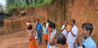 ವಿಟ್ಲ ಶ್ರೀ ಯೋಗೀಶ್ವರ ಜೋಗಿಮಠ ಪುನರ್ ನಿರ್ಮಾಣ: ದೇಗುಲದ ಸುತ್ತುಪೌಳಿ ಭಿತ್ತಿ ಕಾಮಗಾರಿಗೆ ಮುಹೂರ್ತ