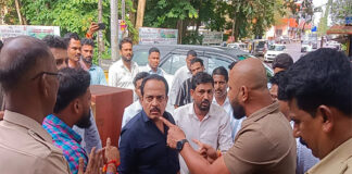 ಪುತ್ತೂರು ಶಾಸಕ ಅಶೋಕ್ ಕುಮಾರ್ ರೈ ವಿರುದ್ಧ ಪ್ರೆಸ್ ಮೀಟ್ ಮಾಡಲು ಬಂದ ಹಕೀಂ ಕೂರ್ನಡ್ಕ