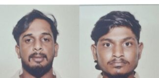 ಗ್ಯಾರೇಜ್ನಲ್ಲಿದ್ದ ಬೈಕ್ಗೆ ಬೆಂಕಿ: ಇಬ್ಬರು ಆರೋಪಿಗಳ ಬಂಧನ